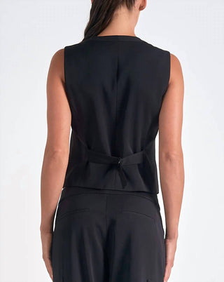 Elan - Fitted Button Front Vest