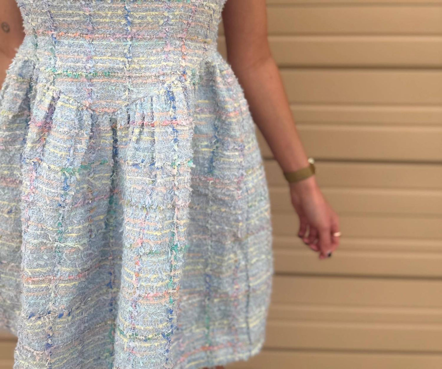 Aureum - Wren Tweed Mini Dress