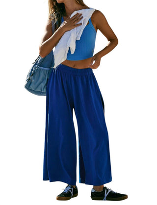 Free People - Hot Shot Slit Wide Leg Pants