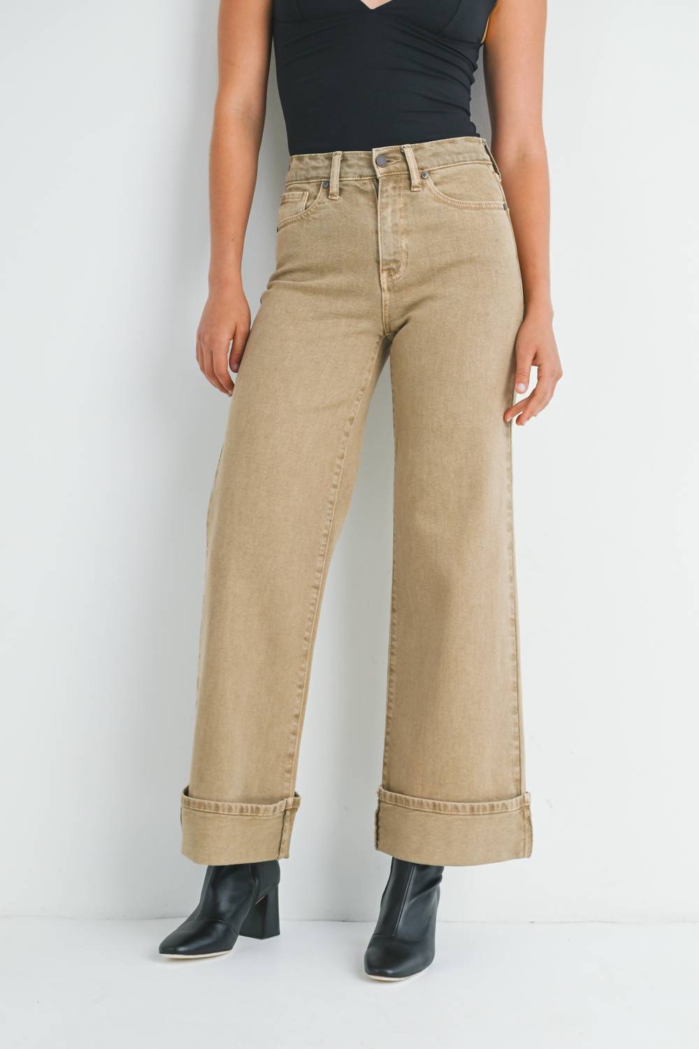Jbd. - Cuffed Palazzo Pants
