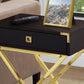 Accent Side Table with Storage Drawer