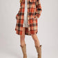 Bluivy - Women's Flannel Plaid Longline Shacket