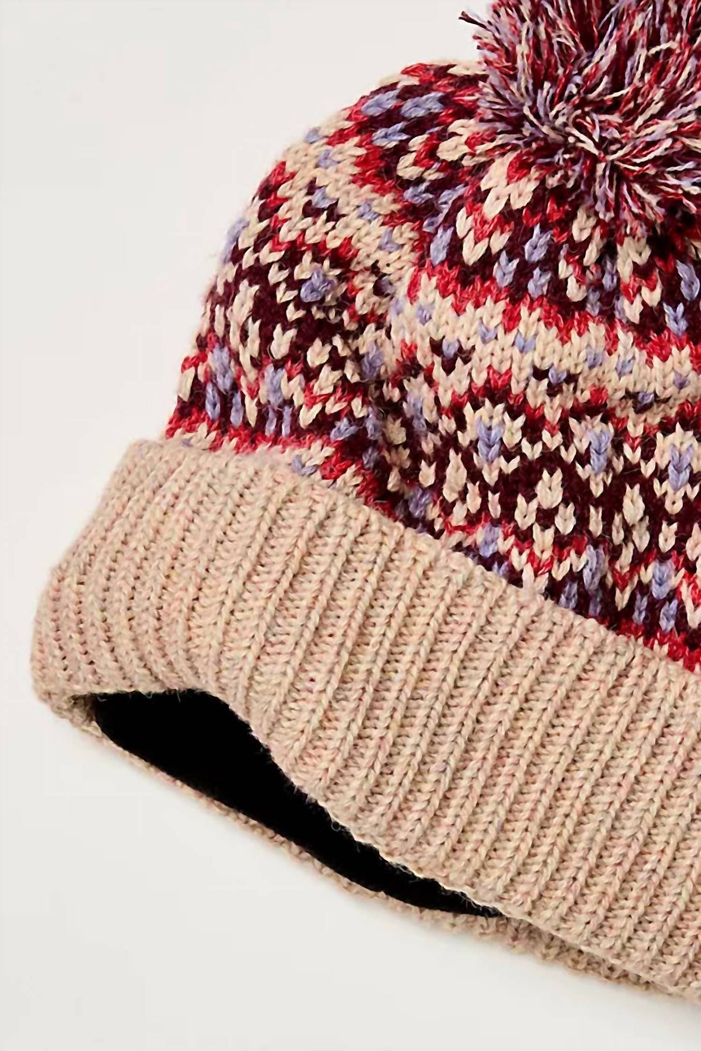 Free People - First Frost Fairisle Pom Hat
