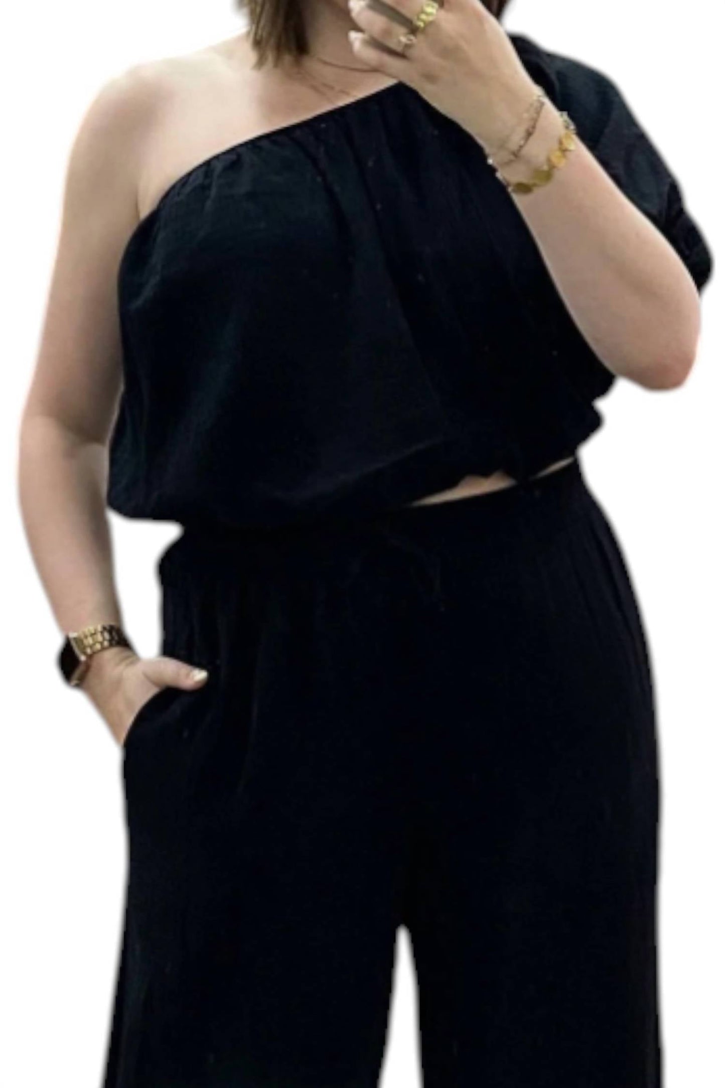 Kylie Paige - Lina One Shoulder Top