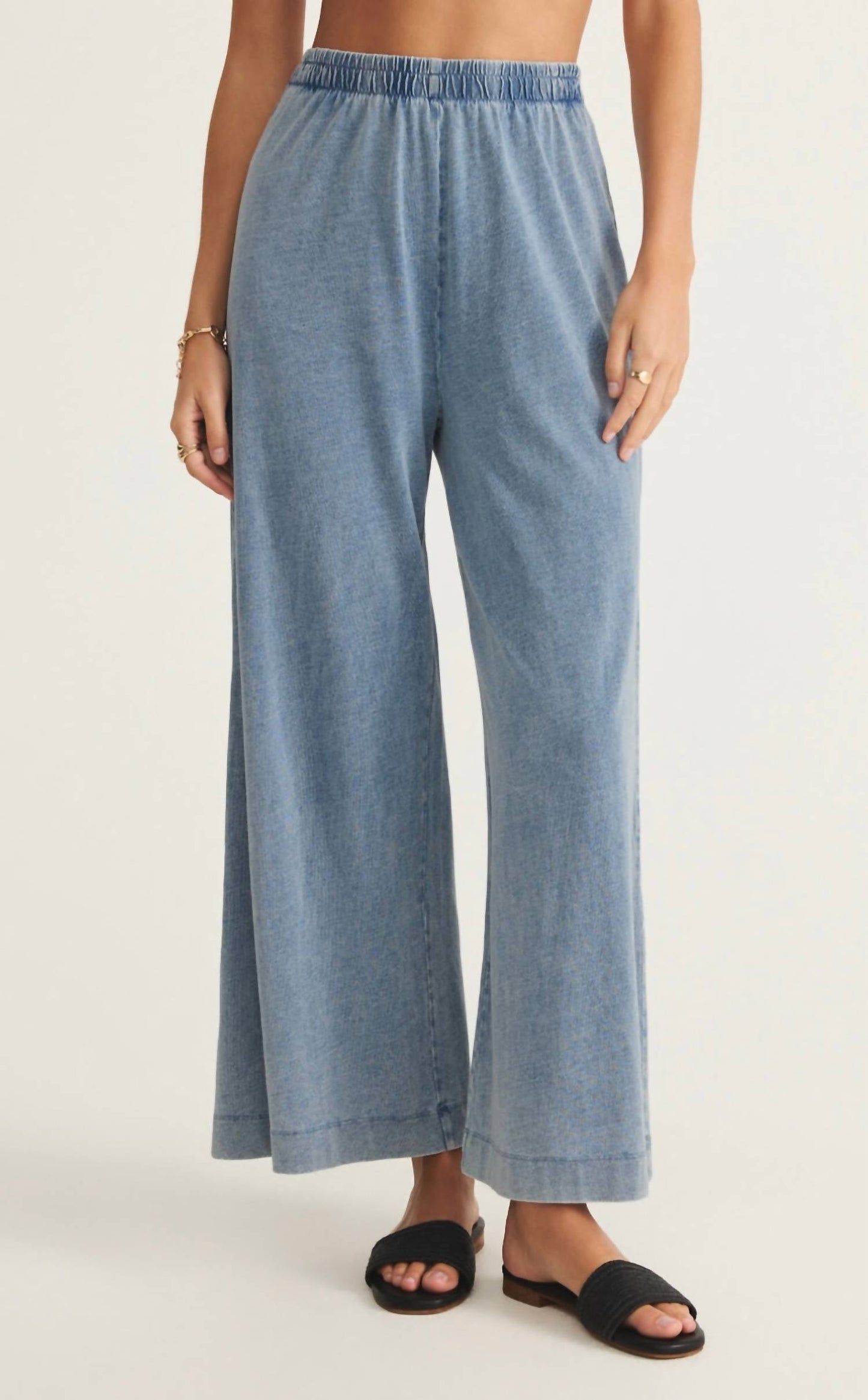 Z Supply - Denim Jersey Tank And Pant Set