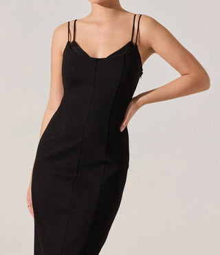 Astr - Allura Peekaboo Lace Midi Dress