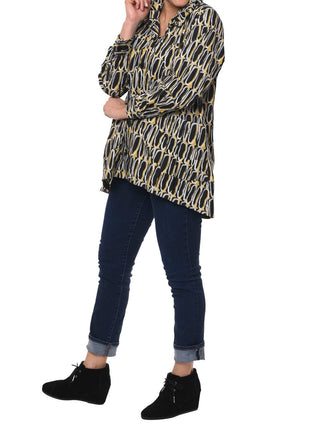 Tulip Clothing - Dorian Button Down Blouse