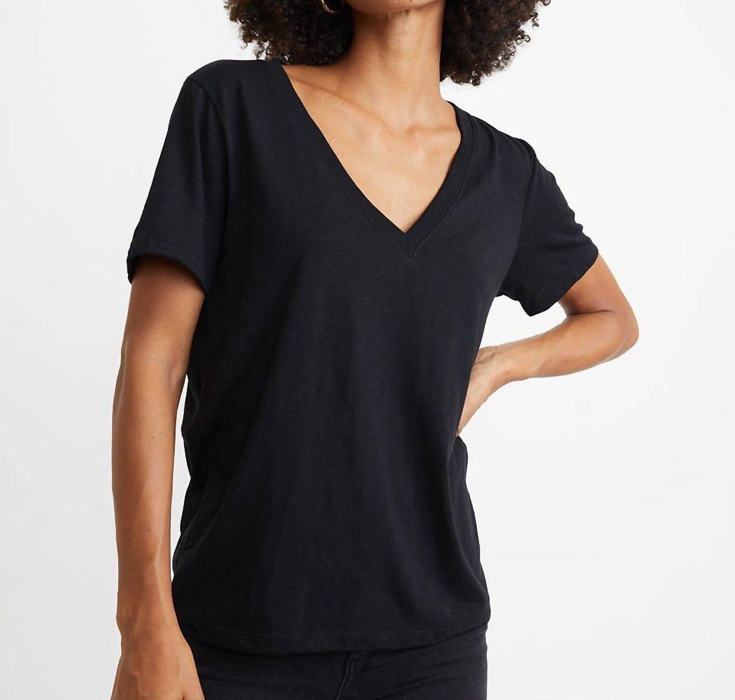 Cherry Cloth - Boyfriend V-neck Top