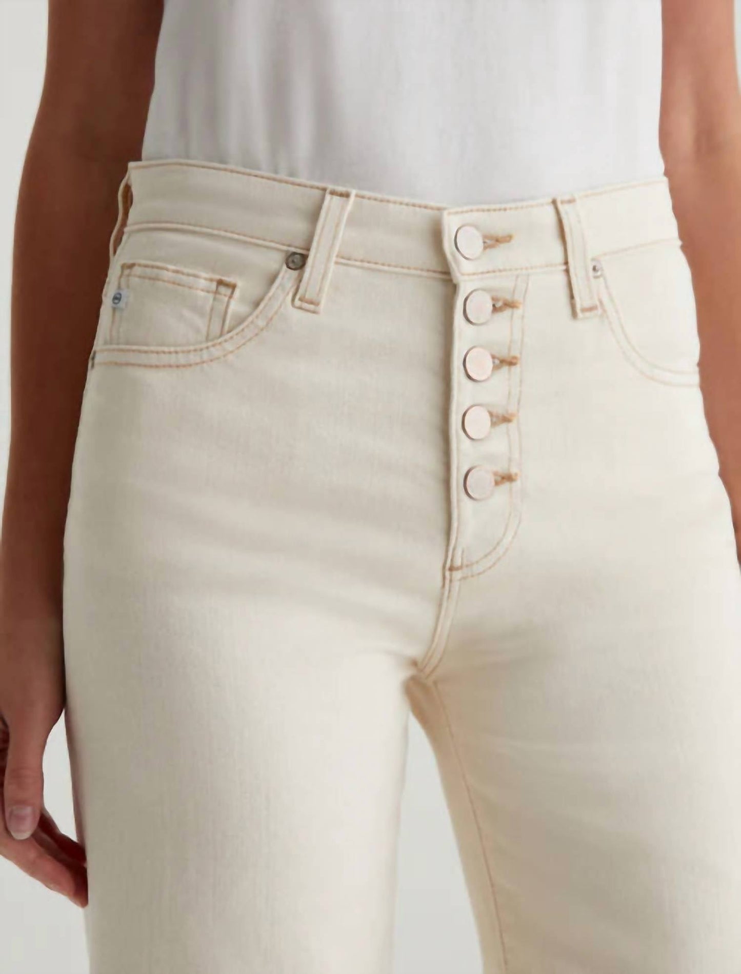 Ag Jeans - Saige High Rise Wide Leg Crop Jeans