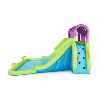 Kahuna Mega Blast Kids Water Park & Comfy Floats Saddle Float Lounger (2 Pack)