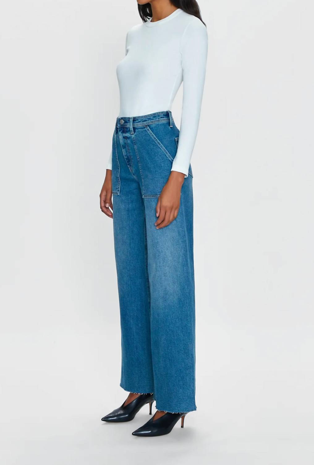 Pistola - Penny High Rise Wide Leg Jean