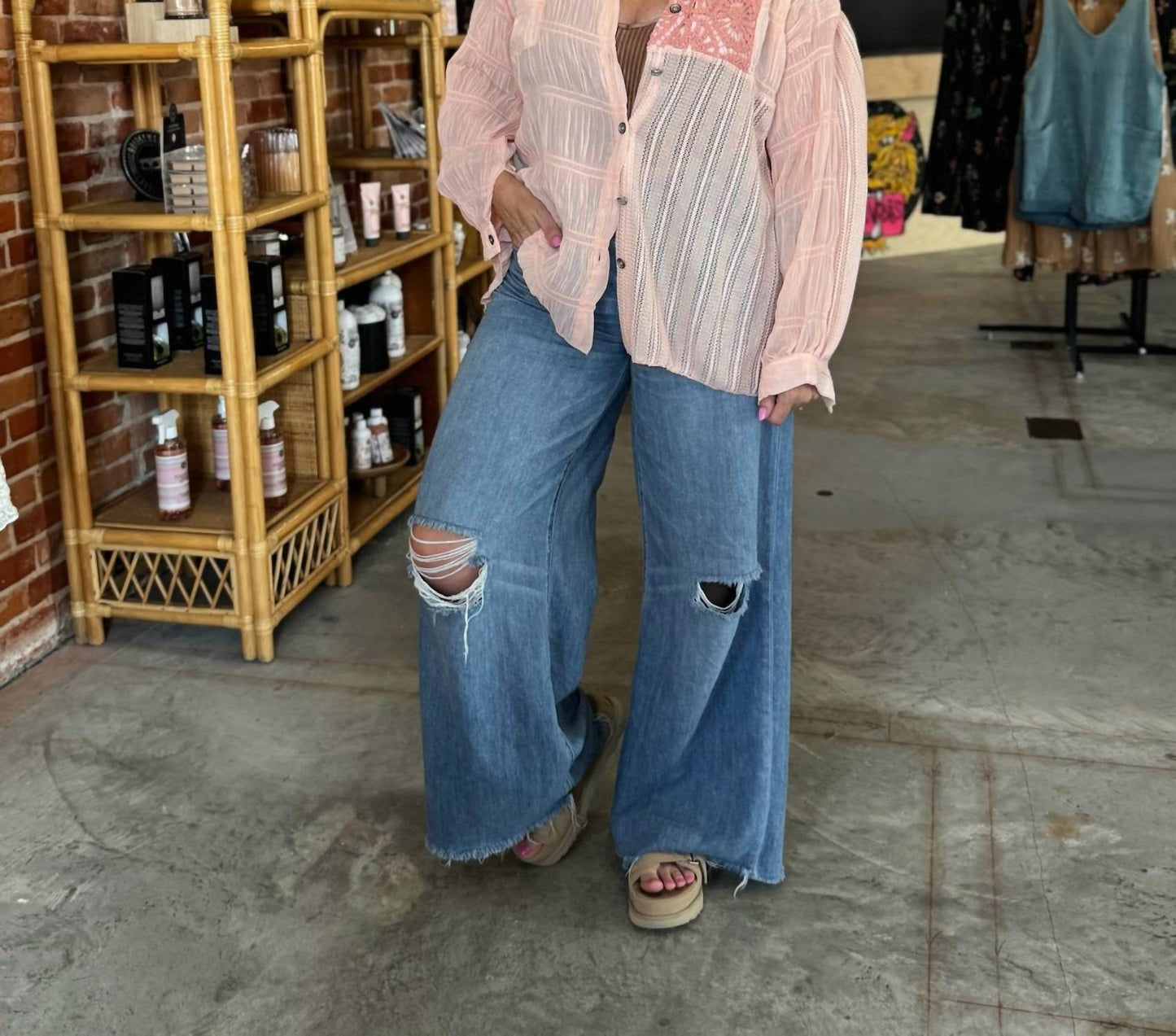 Pol - Willow Breeze Top