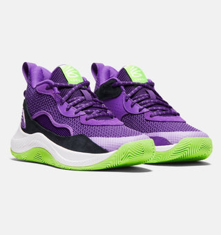 Under Armour - Boy's Curry 3z 24 Suede Basketball Shoes