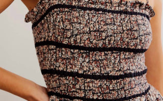 Free People - Bali Checked Out Printed Dress