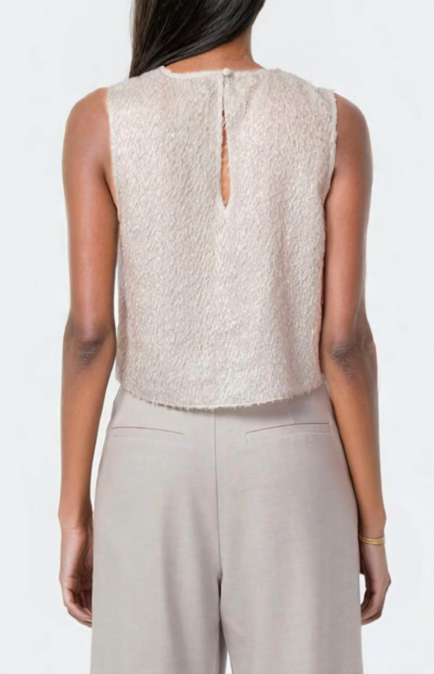 Cami Nyc - Romily Metallic Silk Chiffon Top