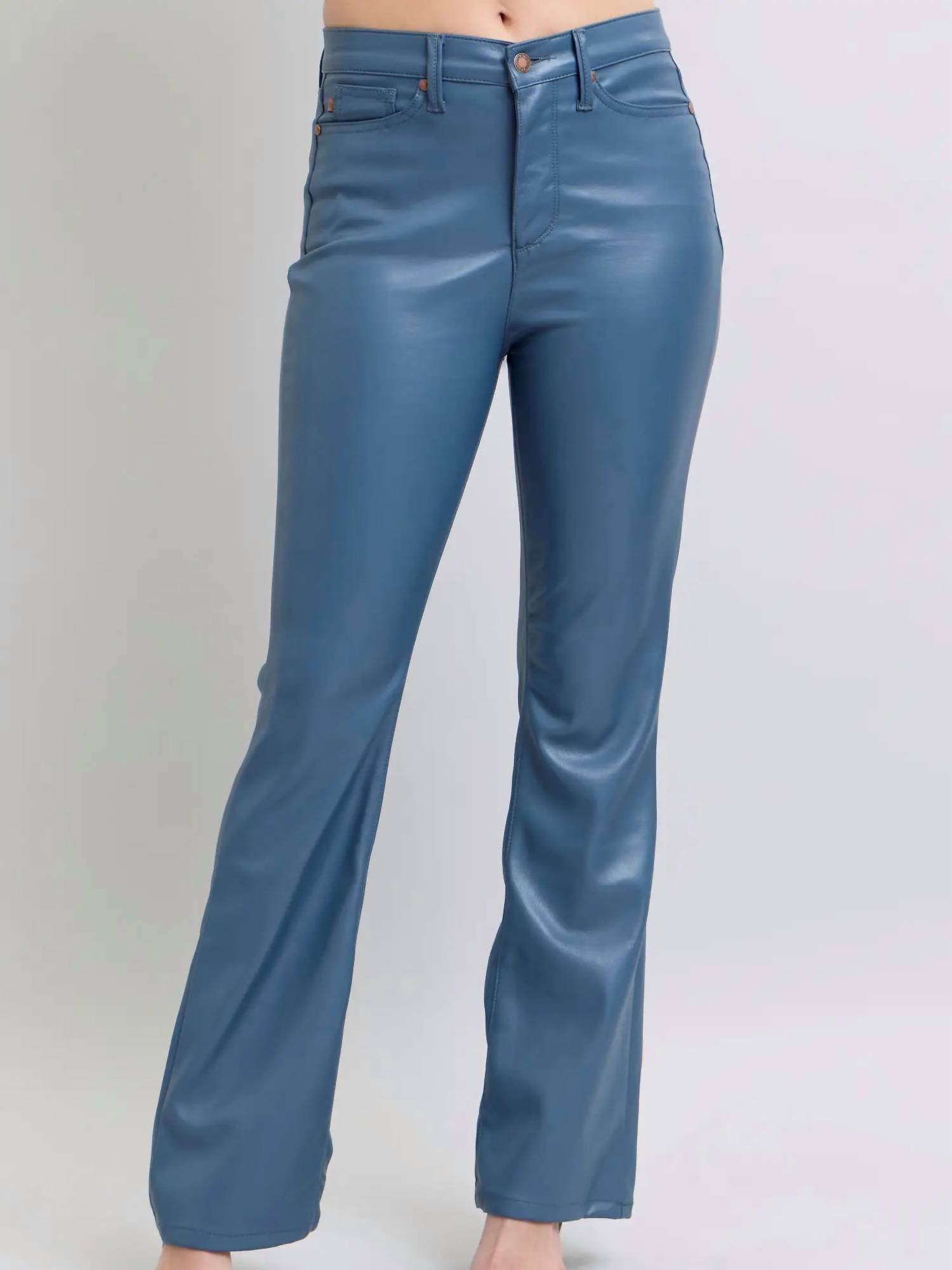 judy-blue-faux-leather-high-waisted-tummy-control-bootcut-pants