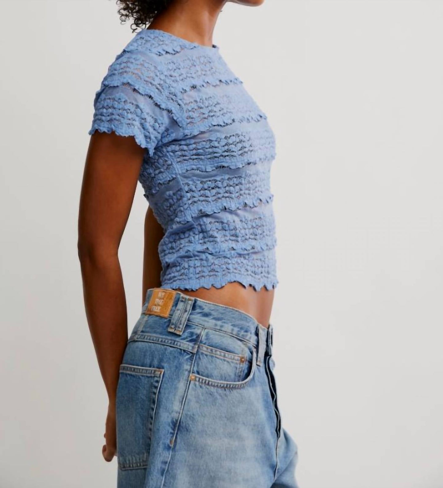 Free People - Angelina Lace Tee