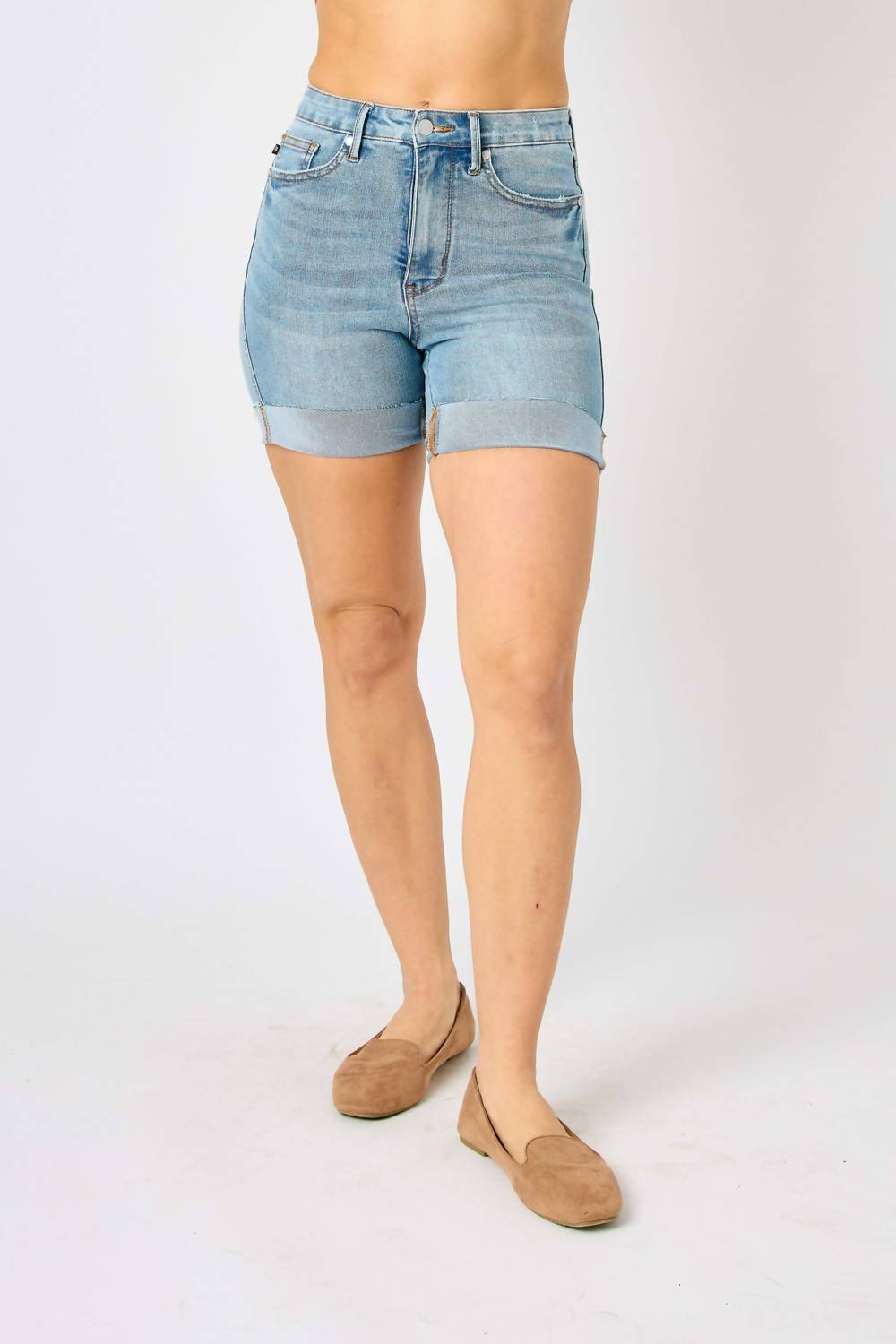 Judy Blue - High Waist Tummy Control Denim Shorts
