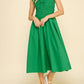 Pinch - Valeria Ruched Bow Midi Dress