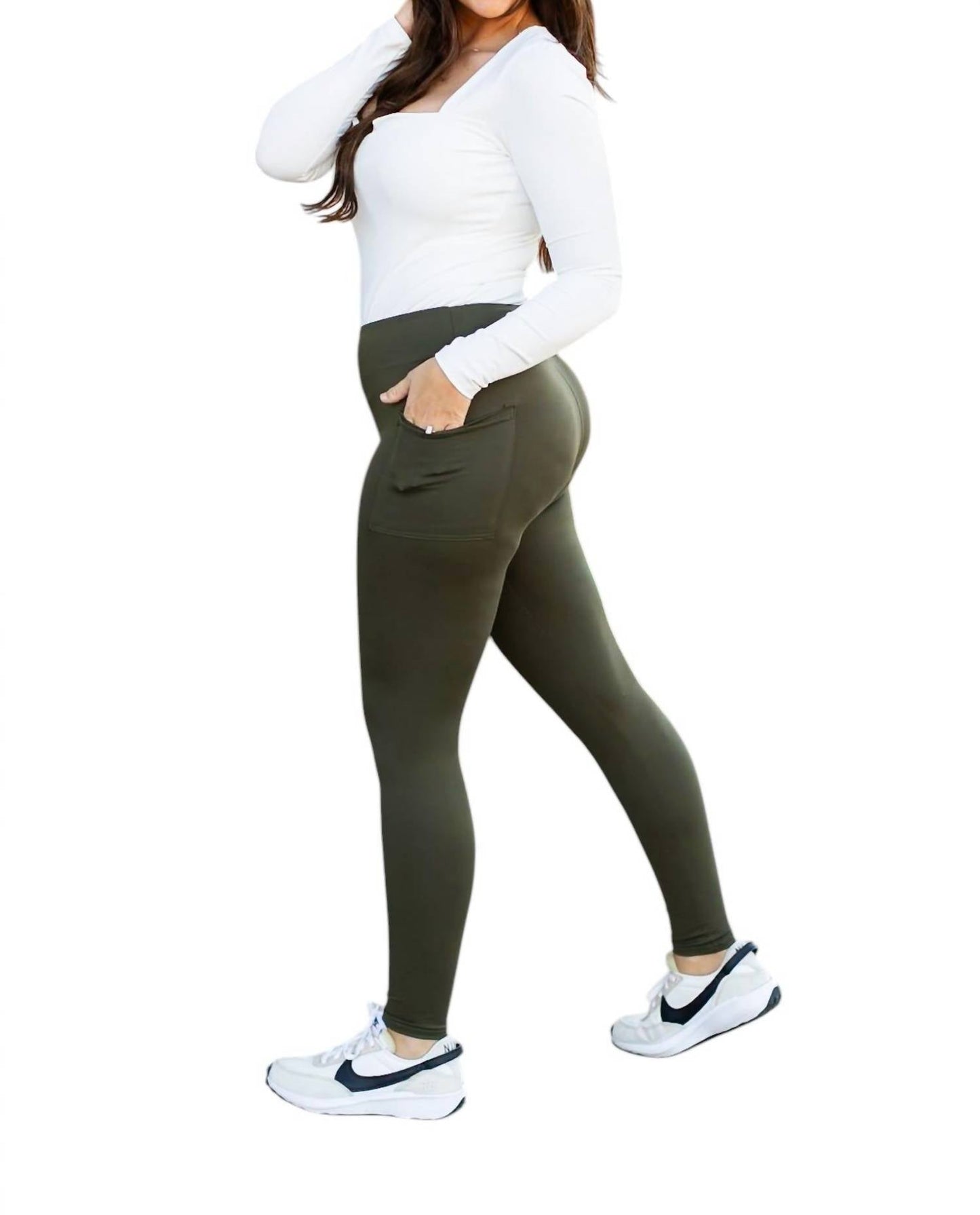 Julia Rose - Full Length Leggings With Pocket