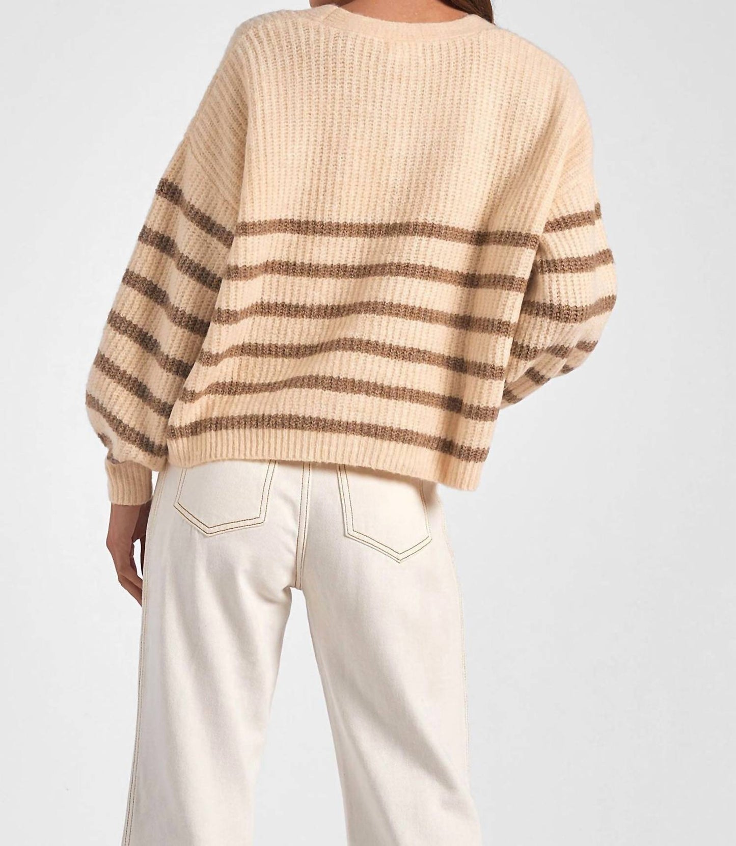 Elan - DEEP V NECK CARDIGAN