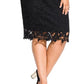 City Chic Women's Lace Victorian Dress Black Size 16