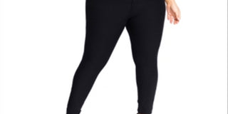 City Chic Women's Trendy Asha Skinny Jeans Black Size 14W