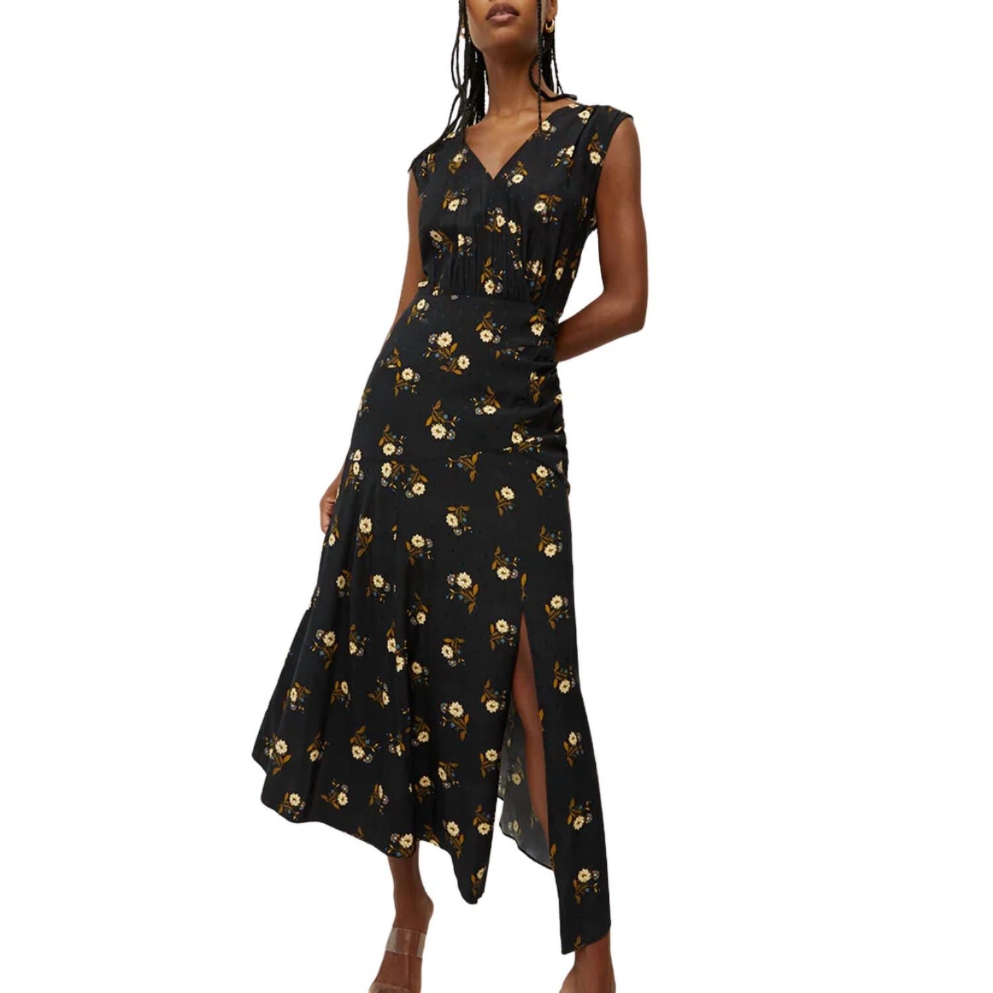 Veronica Beard - Wixson Floral Midi Dress