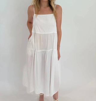 Enza Costa - Cool Cotton Strappy Tier Dress