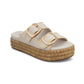 Mia - Women's Mieko Seashell Platform Sandals