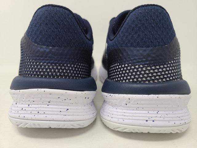 Under Armour Women's Block City Volleyball Shoe Midnight Navy/White Blue Size 5 B(M) Us