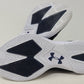 Under Armour Women's Block City Volleyball Shoe Midnight Navy/White Blue Size 5 B(M) Us