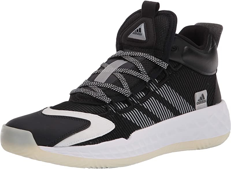 adidas Men's Coll3Ctiv3 2020 Mid Basketball Shoe Black/White Size 4.5 D(M) Us