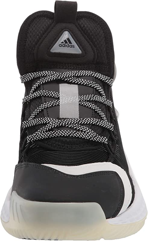 adidas Men's Coll3Ctiv3 2020 Mid Basketball Shoe Black/White Size 4.5 D(M) Us