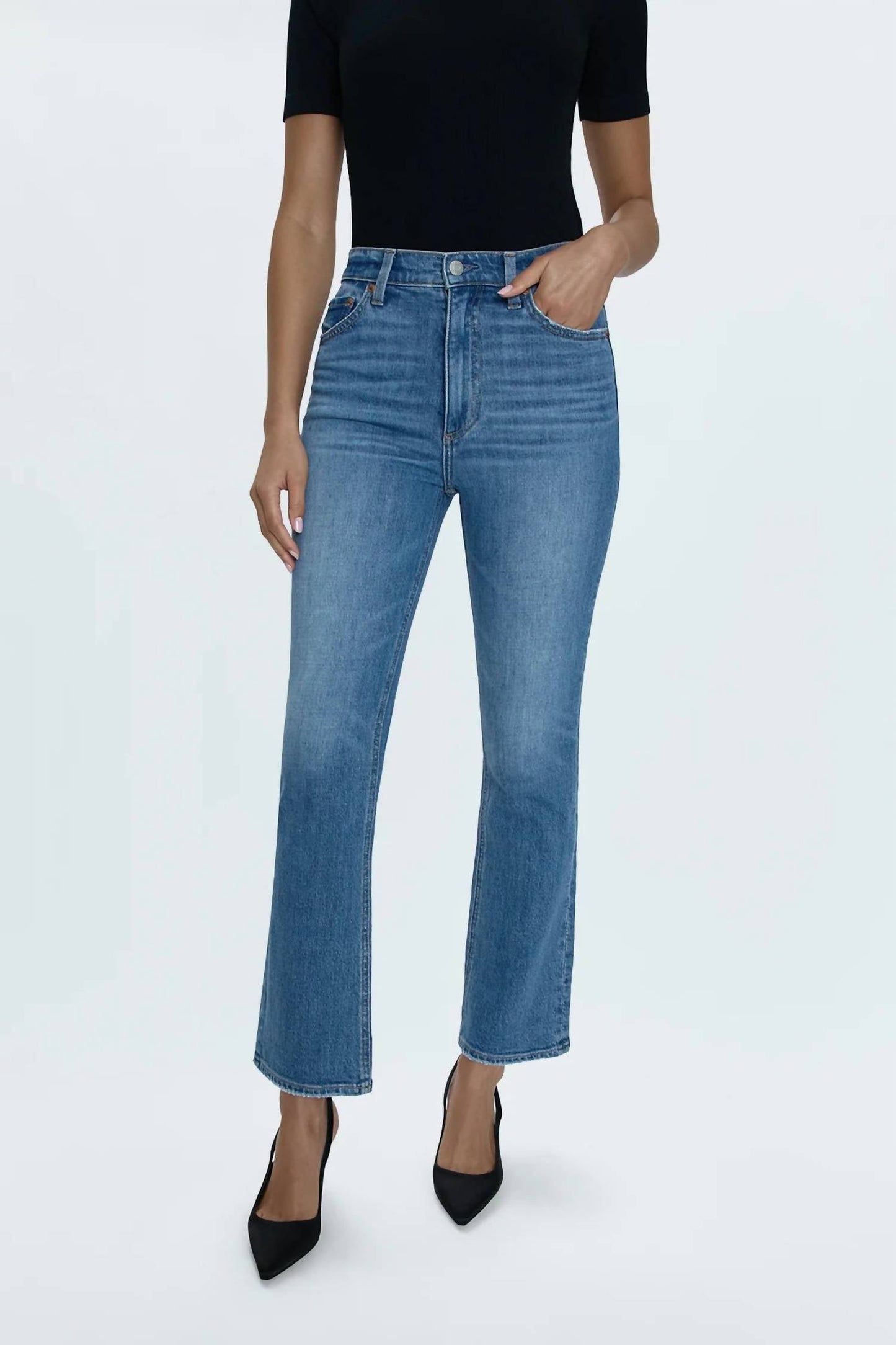 Pistola - Krista High Rise Slim Boot Cut Jeans