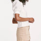 Another Love - Tanner Mixed Media Puff Elbow Henley Tee