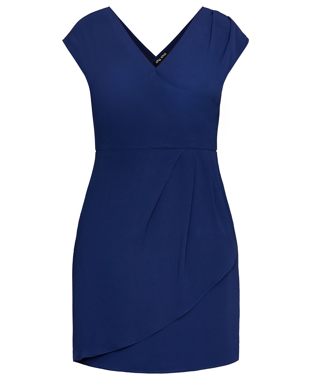City ChicWomen's Classic Wrap Style Dress Blue Size 20W