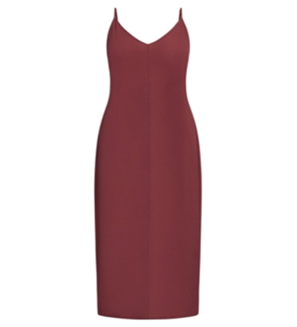 City Chic Women's V Neck Maxi Dress Red Size 18W