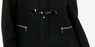 Avenue Women's Plus Duffle Jacket Black Size 32