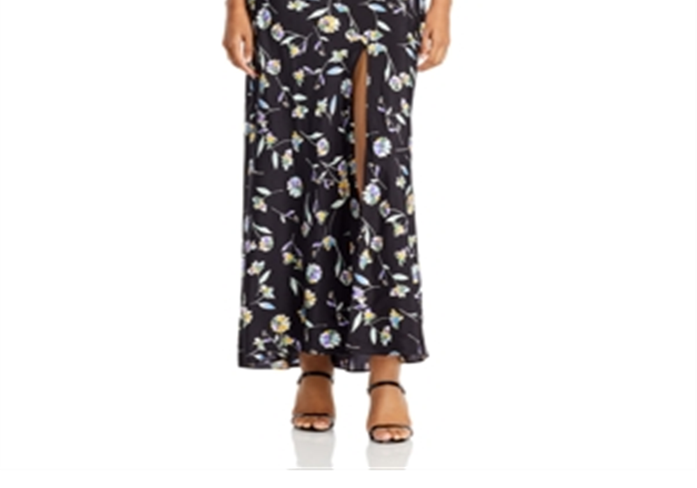 Nicholas Women's Nina Square Neck Maxi Dress Floral Print Size Medium