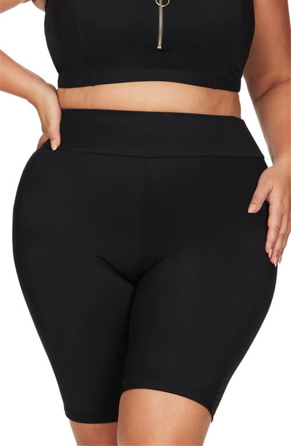 Artesands Women's Black Michaelangelo Swim Bike Shorts Size 16 US