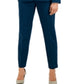 Le Suit Women's Stretch Crepe Pantsuit Blue Size 18