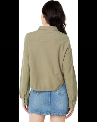 Bobi - Knit Twill Button Shirt Jacket