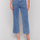 Charlie B - Straight Leg Pork Chop Pocket Pants
