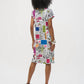 Joseph Ribkoff - Silky Knit Conversational Shift Dress
