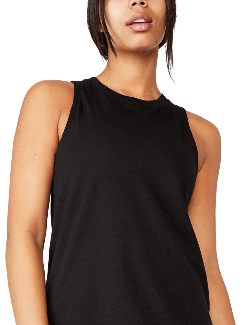 Cotton On Women's Active Curve Hem Tank Black Size Small