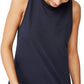 COTTON ON Women's Active Curve Hem Tank Top Blue Size Medium