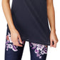 COTTON ON Women's Active Curve Hem Tank Top Blue Size Medium