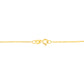 10K Yellow Gold 1/4 cttw Prong Set Round-Cut Diamond Open Heart 18" Pendant Necklace (K-L Color, I1-I2 Clarity)