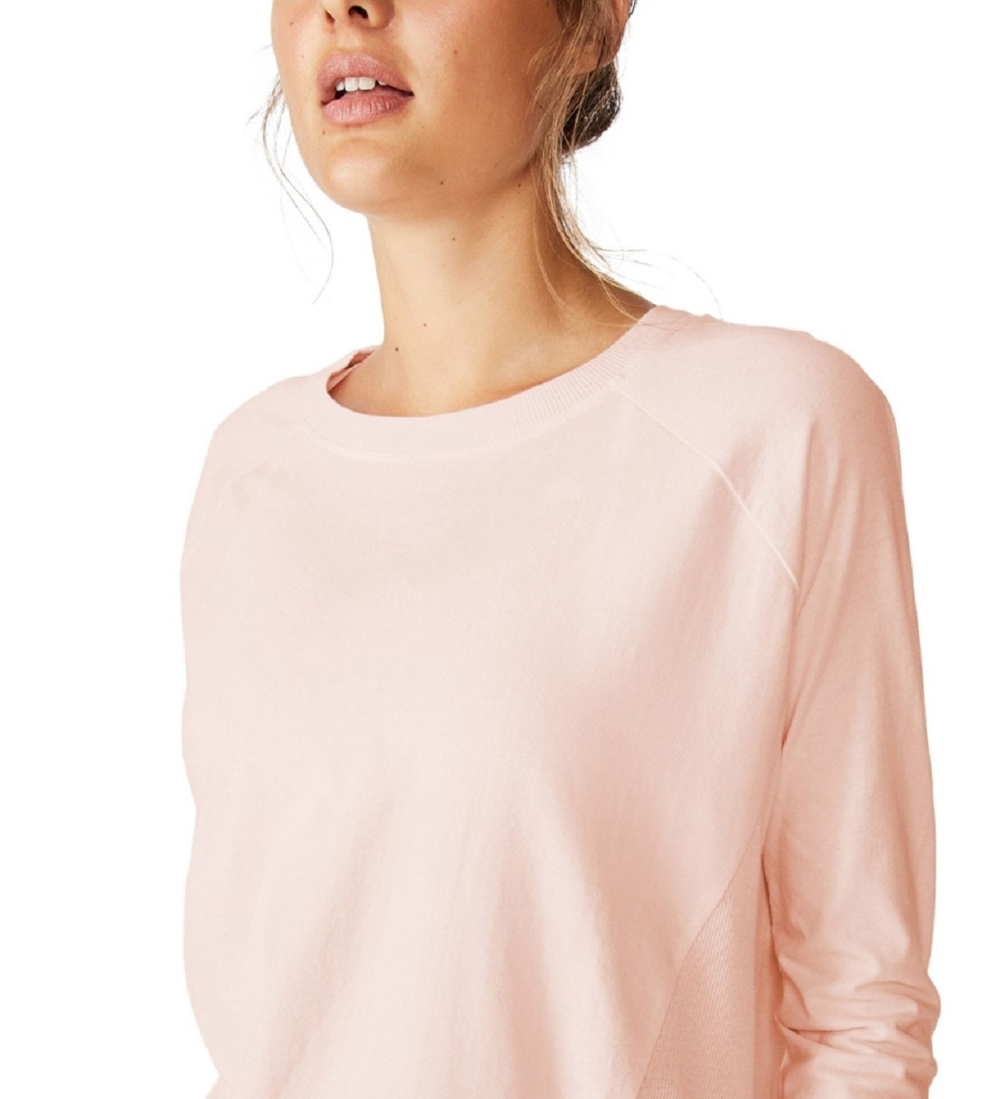 COTTON ON Women's Active Rib Long Sleeve Top Pink